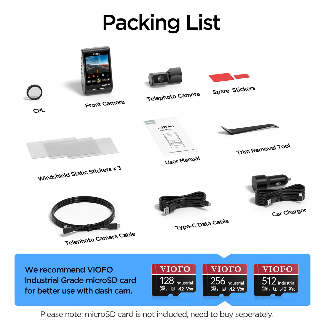 VIOFO A229 Pro Tele 2CH - Image 5